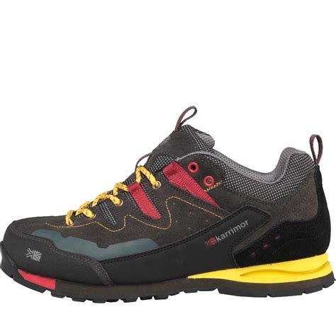 Buy Karrimor Mens Ksb Tech Approach Hiking Shoes Charcoalyellow