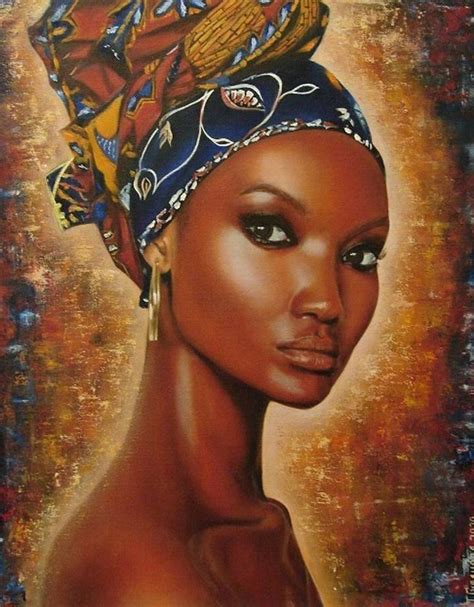 Pin by Zaida María Benavides Vargas on Africanas African women painting Beauty paintings