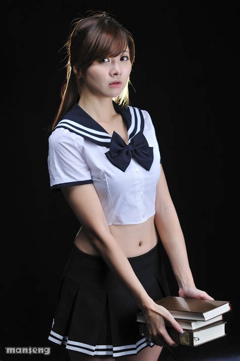 Korean Girl Sexy In Student Uniform On Page 1 Milmon Sexy Picpost