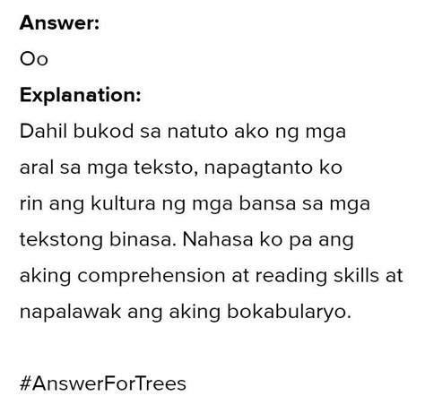 1 Masasabi Mo Bang Mahalagang Pag Aralan Ang Ibat Ibang Uri Ng Teksto