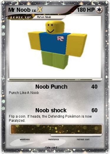 Pokémon Mr Noob 2 2 Noob Punch My Pokemon Card