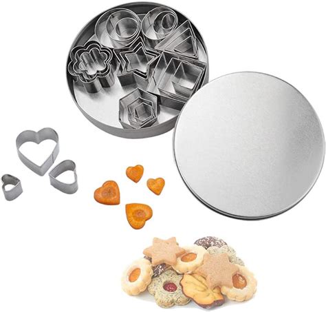 Manufacturer Regenerated Product Mini Cookie Cutter Shapes Set Metal