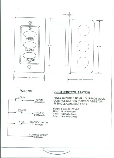 Industrial Garage Door Openers Wiring Diagram