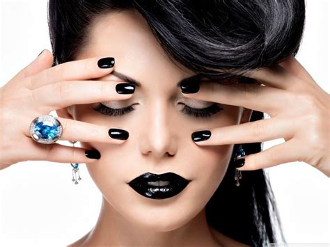 Black Nails Wallpapers Top Free Black Nails Backgrounds Wallpaperaccess