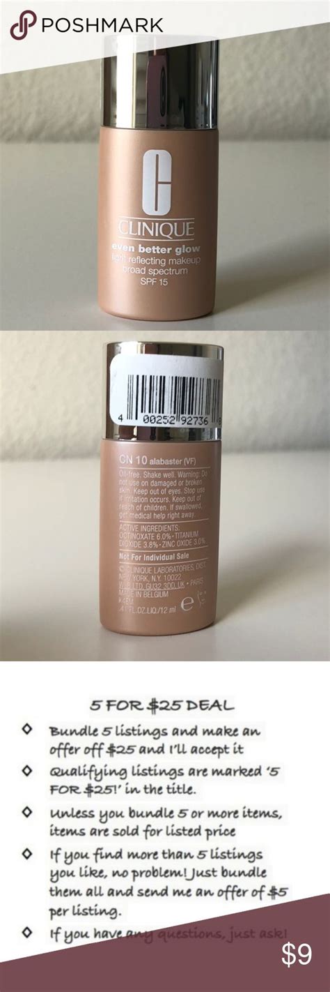 5 For 25 Clinique Even Better Glow Foundation Glow