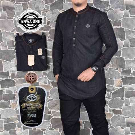 Baju Koko Muslim Pria Dewasa Brand Four One Original Kurta Pakistan