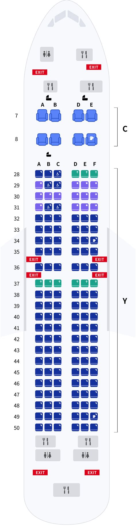 737 Max8 Seating Chart