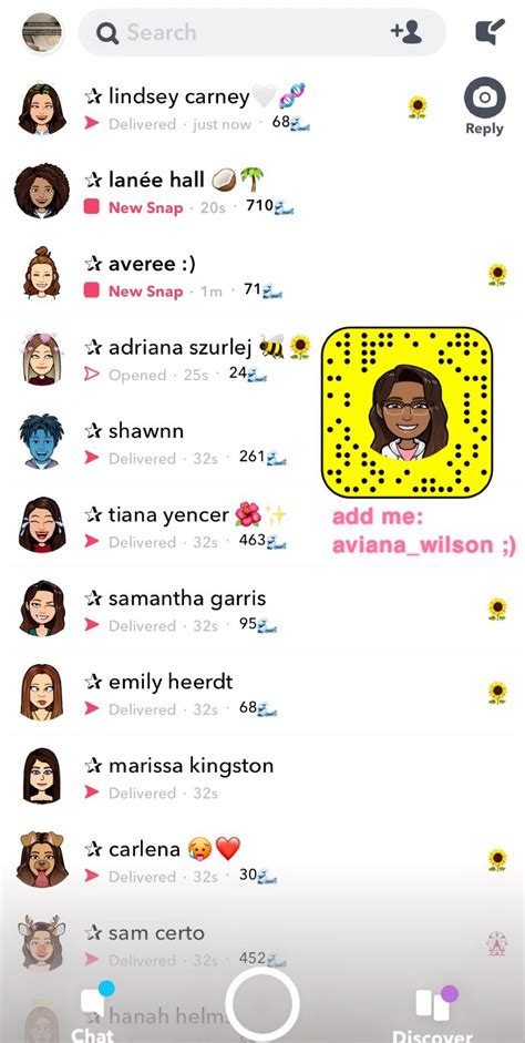 Snapchat Names List Snapchat Friend Emojis Snapchat Add Snapchat