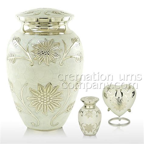 Pearl Lotus Flower Urn Cremation Urns Urns For Ashes