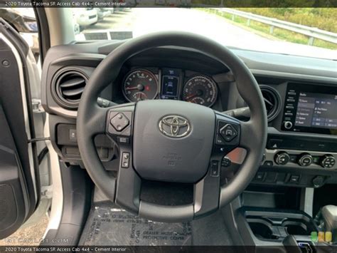 Cement Interior Steering Wheel For The 2020 Toyota Tacoma Sr Access Cab