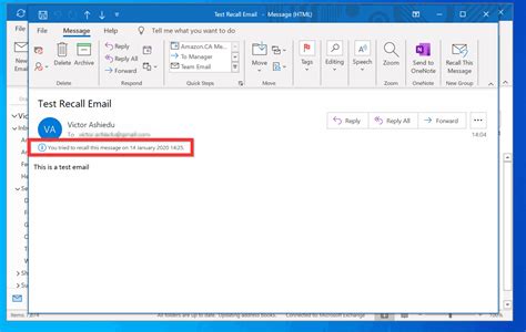 How To Recall An Email In Outlook From Windows Itechguides Com