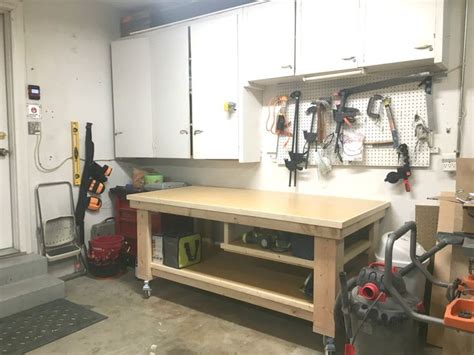 How To Build The Ultimate Diy Garage Workbench Free Plans Garage