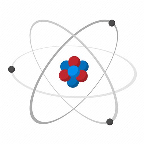 Atom Cartoon Chemistry Neutron Nuclear Nucleus Physics Icon