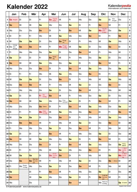 Awasome Excel Kalender 2022 A4 References Kelompok Belajar