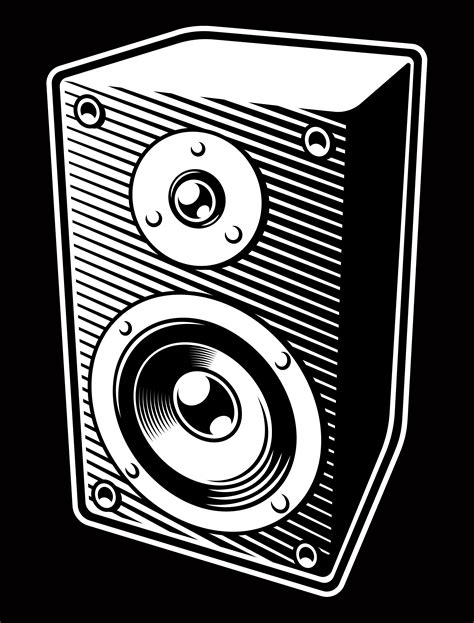 Vintage Audio Speaker 539078 Vector Art At Vecteezy