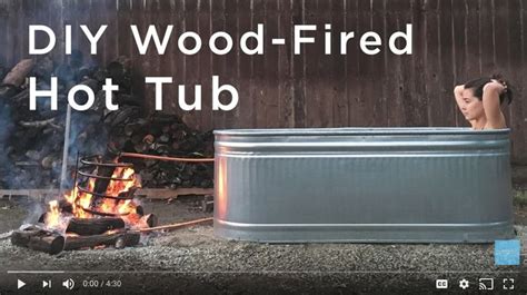 Diy Stock Tub Hot Tub With Coil Heater Stock Tank Hot Tub Hot Tub