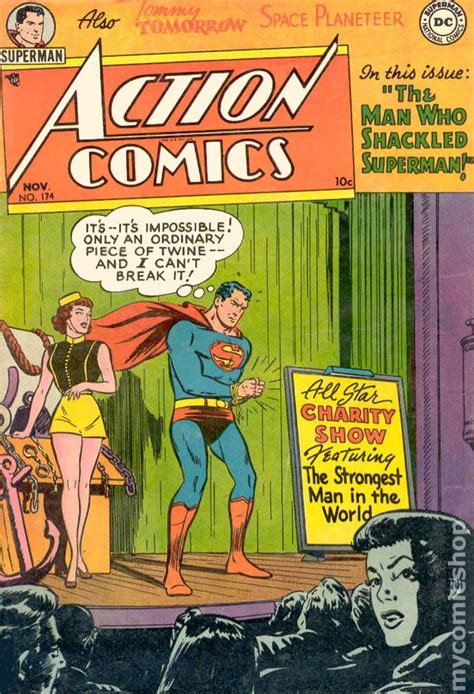 Action Comics 1938 Dc Comic Books 1950 1959