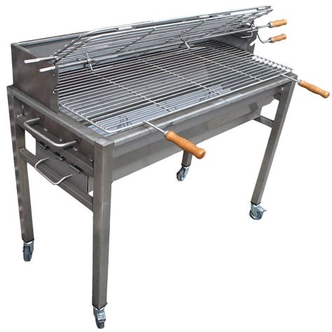 Bbq Charcoal Grill Aisi 304 Stainless Steel Handmade In Portugal 1202