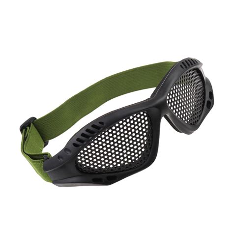tactical military camouflage protection metal mesh glasses goggles airsoft mask ebay