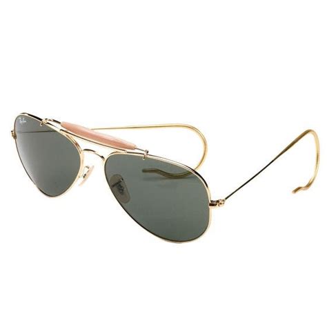 Ray Ban Aviator Outdoorsman Sunglasses 58mm Gold Frame