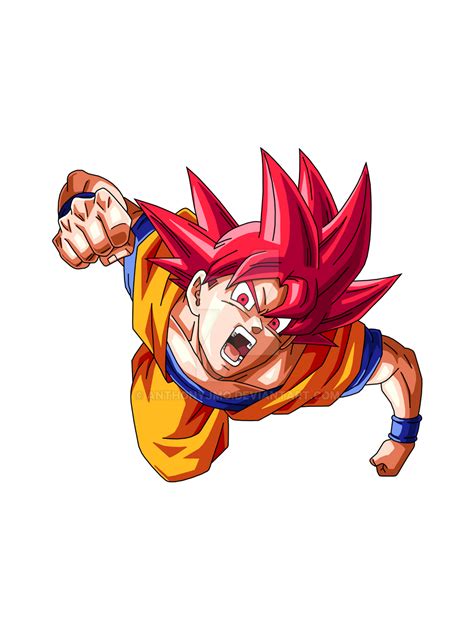 Super Saiyan God Goku - State of God (Render) by AnthonyJMo on DeviantArt