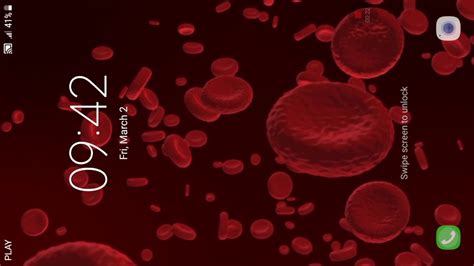 Blood Cells Live Wallpaper Youtube