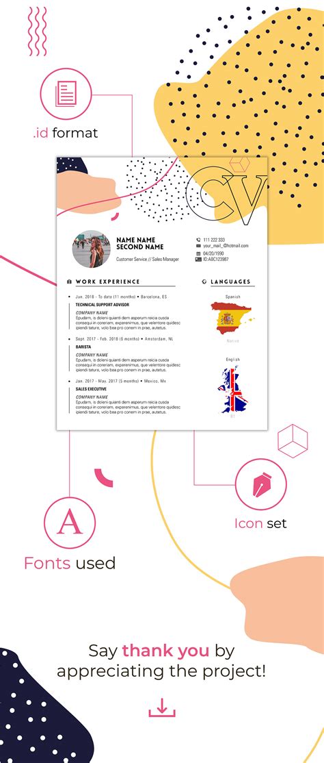 Templates to create your own cv and cover letter, plus examples of cvs and cover letters. Free template resume & cover letter on Behance