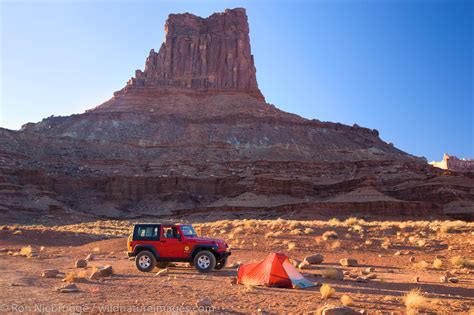 Camping Along The White Rim Trail Canyonlands National Park Near