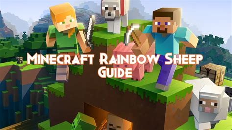 Minecraft Rainbow Sheep Guide Drops Behavior And Attacks Pillar Of
