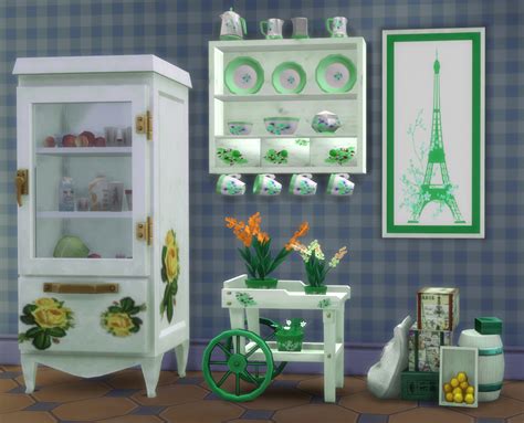 Sims 4 Ccs The Best Shabby Kitchen Clutter Part 2 By Pqsim4