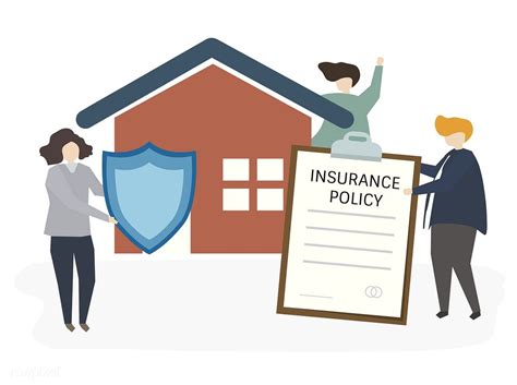 Download Premium Illustration Of Illustration Of People With Insurance