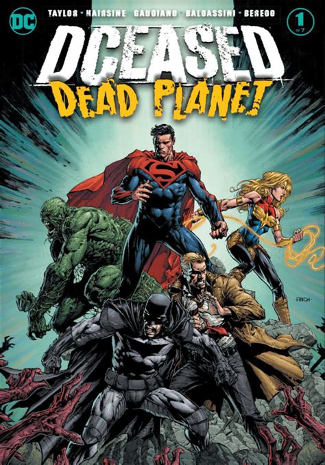 Justice League Dead Earth 1 Cover Monkeys Fighting Robots