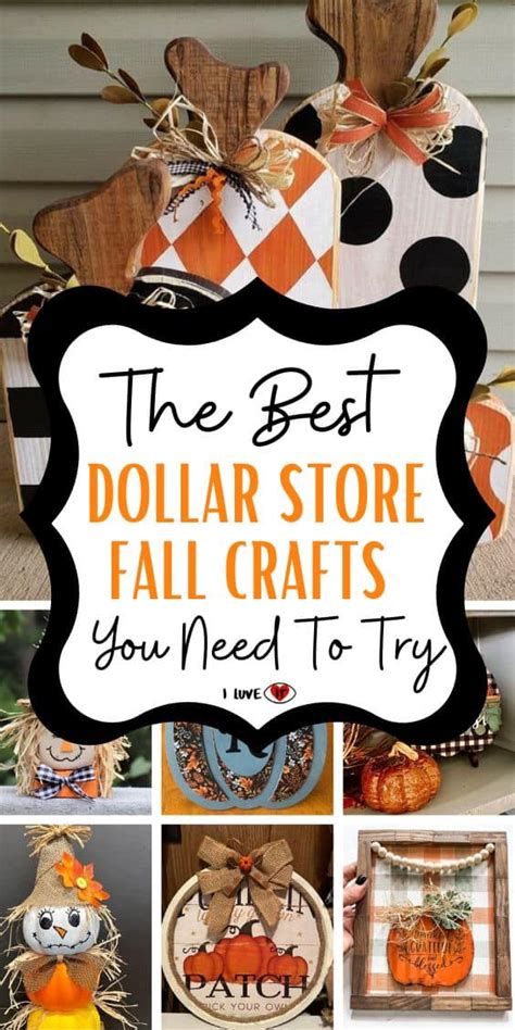 30 Easy To Make Diy Dollar Store Fall Crafts I Luve It