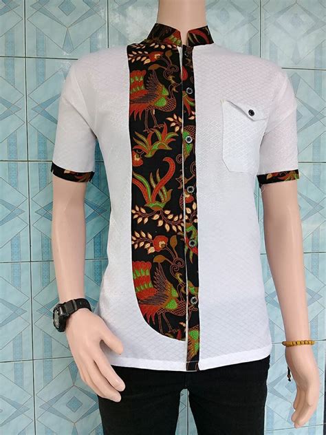 Baju kemeja model terbaru 2019, dikenal dengan model kerah shanghai. 20+ Model Baju Batik Pria Kombinasi Terbaru | Mesin Jahit