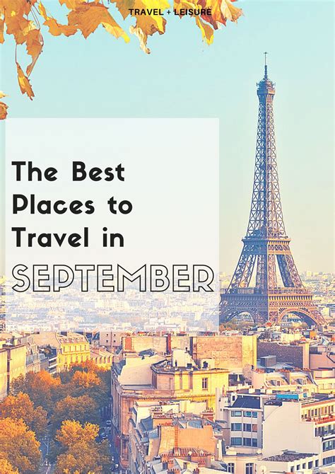 Best Places To Travel In September Places To Travel Travel Travel