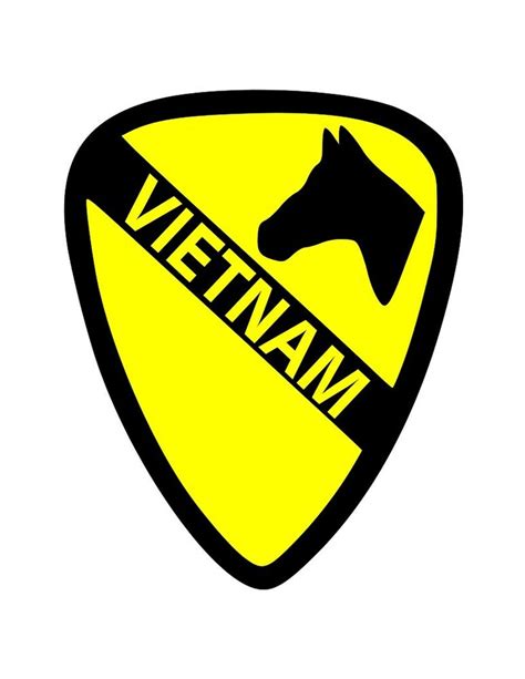 1st Cavalry Division Vietnam Car Vinyl Window Decal