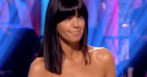 Claudia Winkleman Delights Strictly Fans In Plunging Dress Held Up By