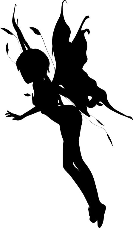 Female Fairy Silhouette Openclipart