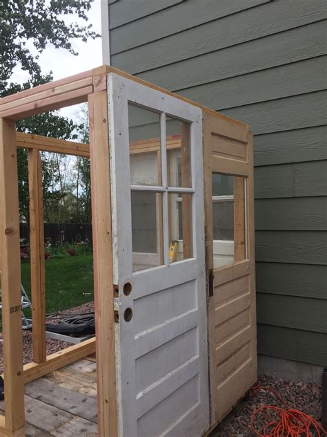 Old Recycled Doors For Garden Shed Garden Shed Diy Garden Tool Storage