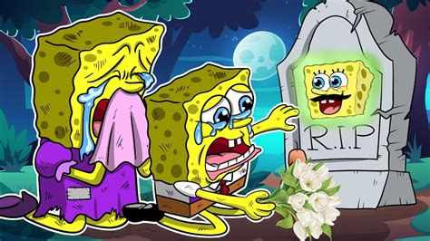 Poor Spongebob Good Bye My Dad Very Sad Story Animation Poor Baby