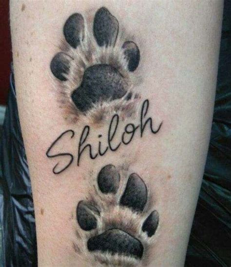 25 Best Paw Print Tattoos With Meanings And Ideas Body Art Guru