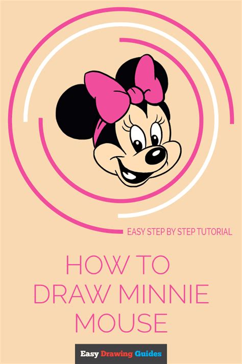 How To Draw Minnie Mouse In A Few Easy Steps Easy Drawing Guides