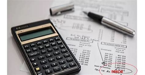 Four Types of Accounting Errors