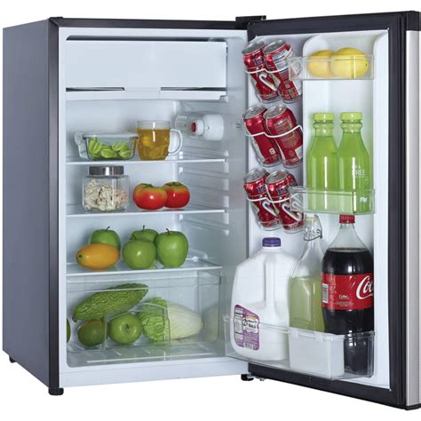 Magic Chef MCBR440S2 4.4 Cubic Feet Compact Mini Refrigerator & Freezer 