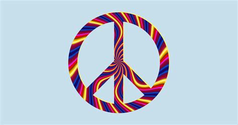 Peace Sign Psychedelic Colors Peace Symbol Posters And Art Prints