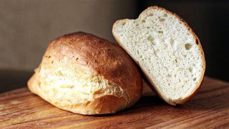 Flour, salt, water and yeast. City loaf: A Soviet type of breakfast bread to bake at ...