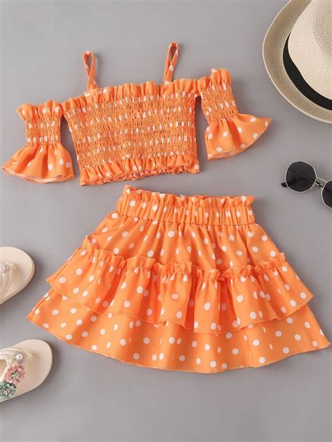 Kids Outfits Girls Baby Outfits Kids Girls Tops Skirts For Kids