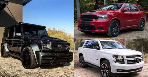 7 Sporty SUVs With Massive Engines That Are Seriously Fast (7 That Are