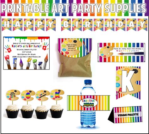 Paint Party Ideas Games And Party Supplies