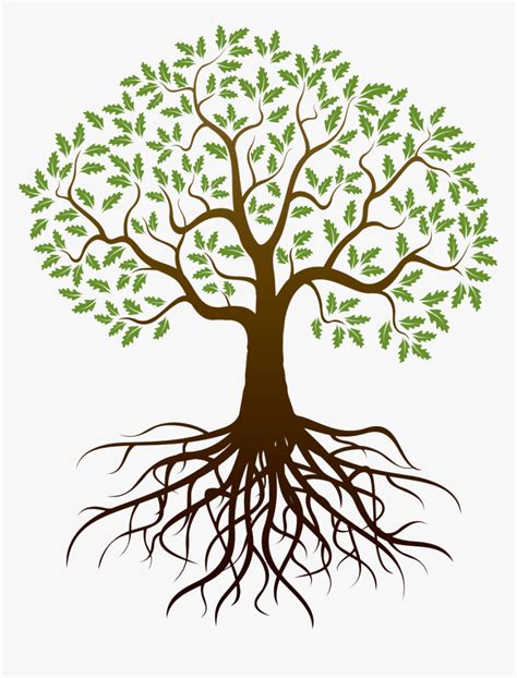 Clip Art Tree Of Life With Roots Png Clipart